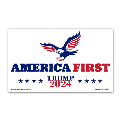 America First 2024 Vinyl 5' x 3' Banner