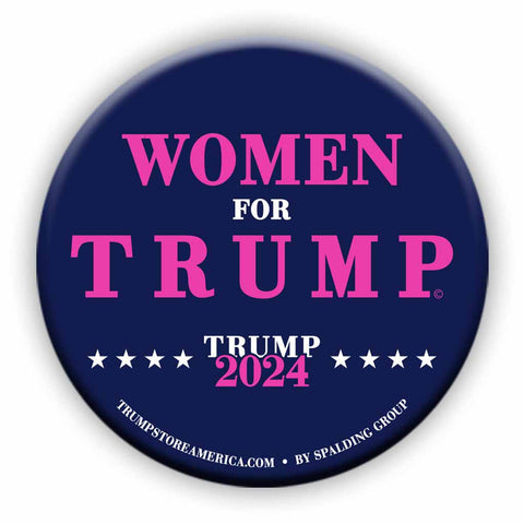 Women for Trump 2024 Button