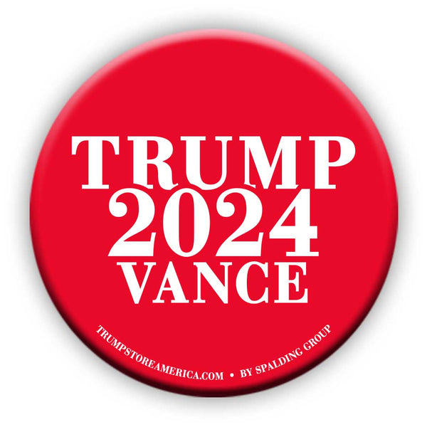 Trump Vance 2024 Button - 4 Color Pack