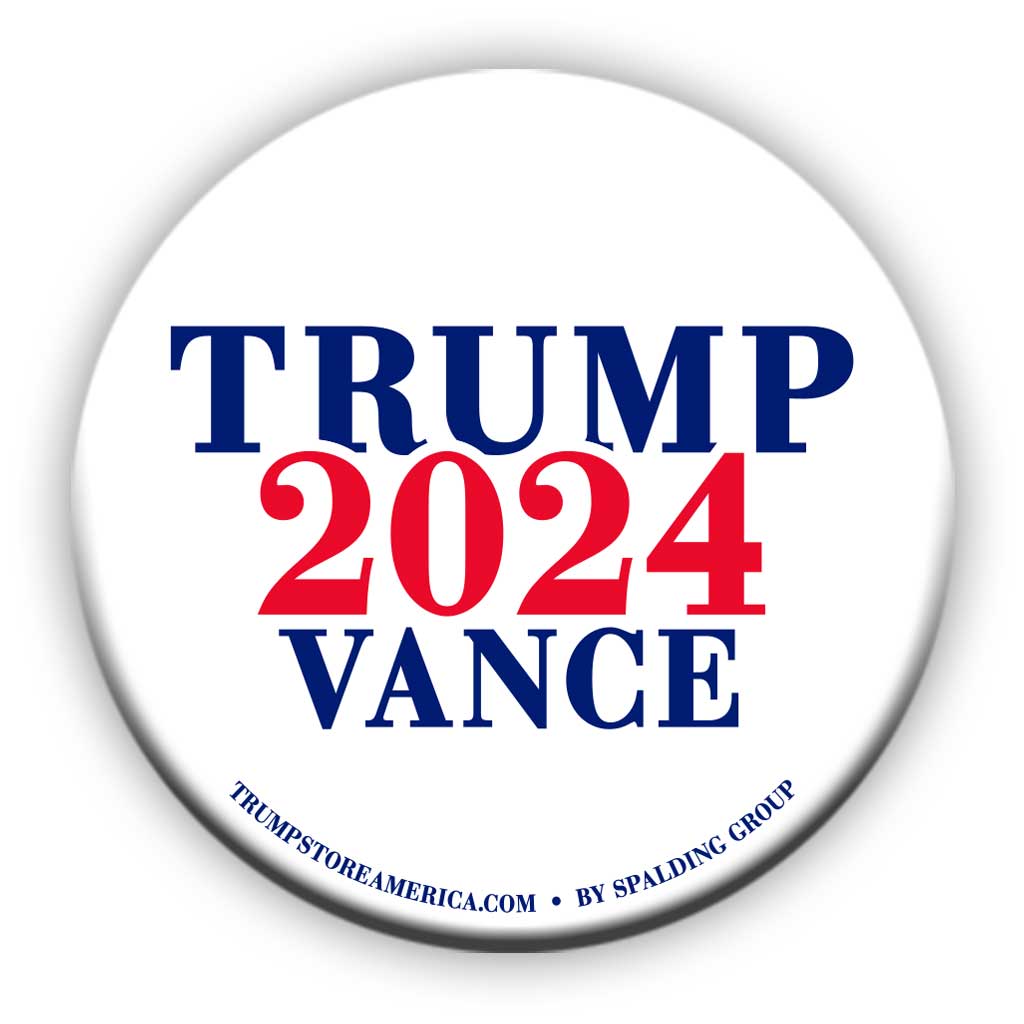 Trump Vance 2024 Button TrumpStoreAmerica