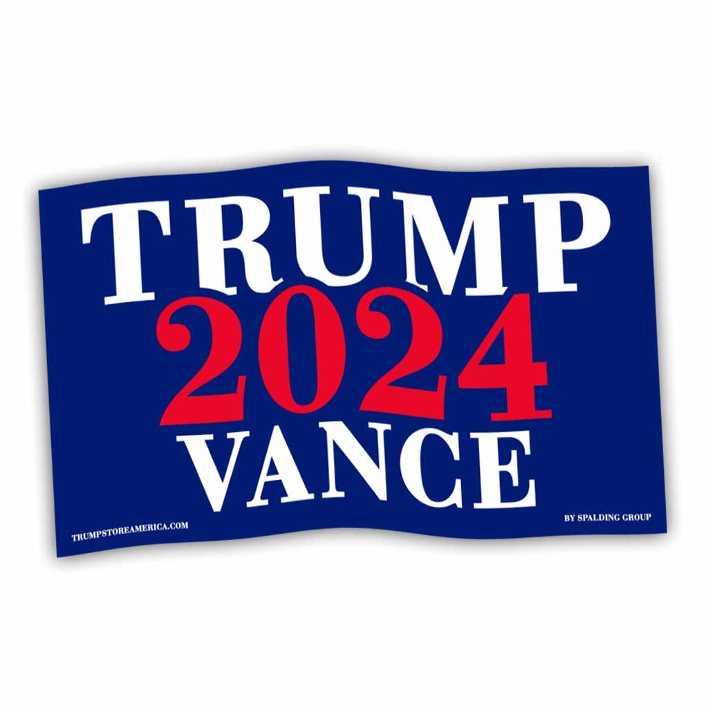 Trump Vance 2024 3'x5' Flag - Made in USA