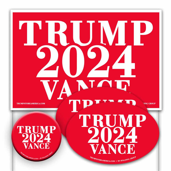 Trump Vance 2024 Yard Sign Kit