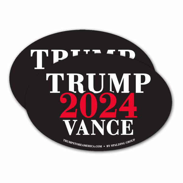 (Pack of 2) Bumper Sticker - Trump Vance 2024