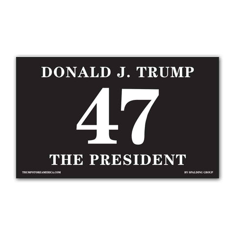 47 - The President - Vinyl 5' x 3' Banner