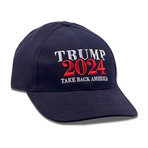 Trump 2024 Hat - Navy - Made In USA