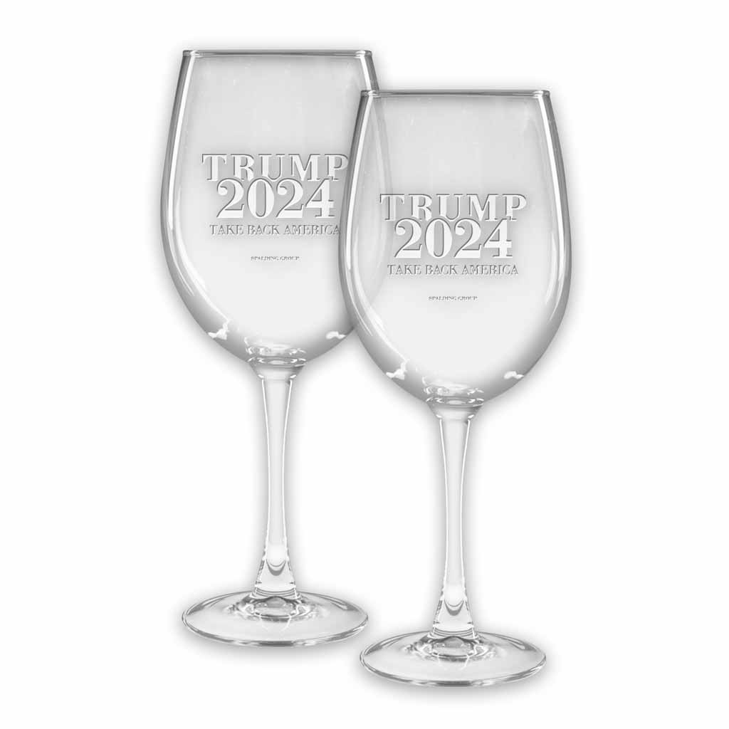 Trump 2024 Wine Glasses (set of 2)