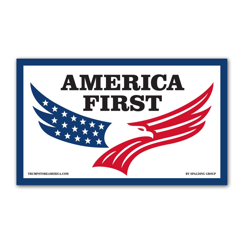 America First Vinyl 5' x 3' Banner