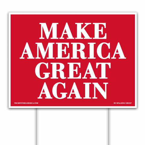 Yard Sign - Make America Great Again