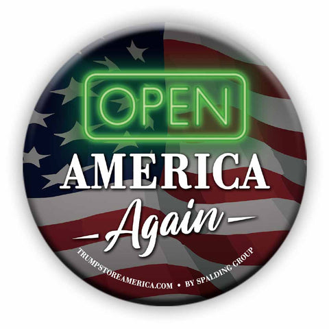 Open Amercia Again Button