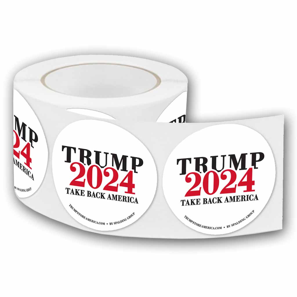 Trump 2024 Roll Label 3in