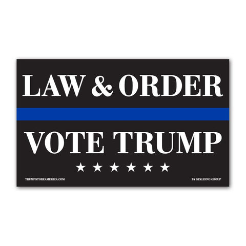 Law and Order Vinyl 5' x 3' Banner