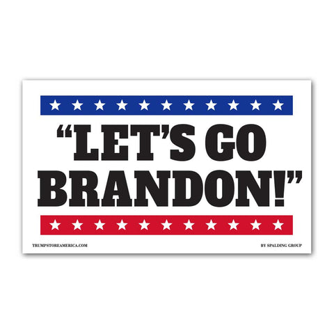 Let's Go Brandon Vinyl 5' x 3' Banner